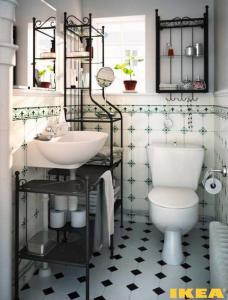 Дизайн ванной комнаты с товарами из ИКЕА)