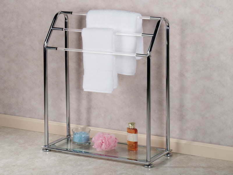 Напольные вешалки для полотенец в ванную комнату