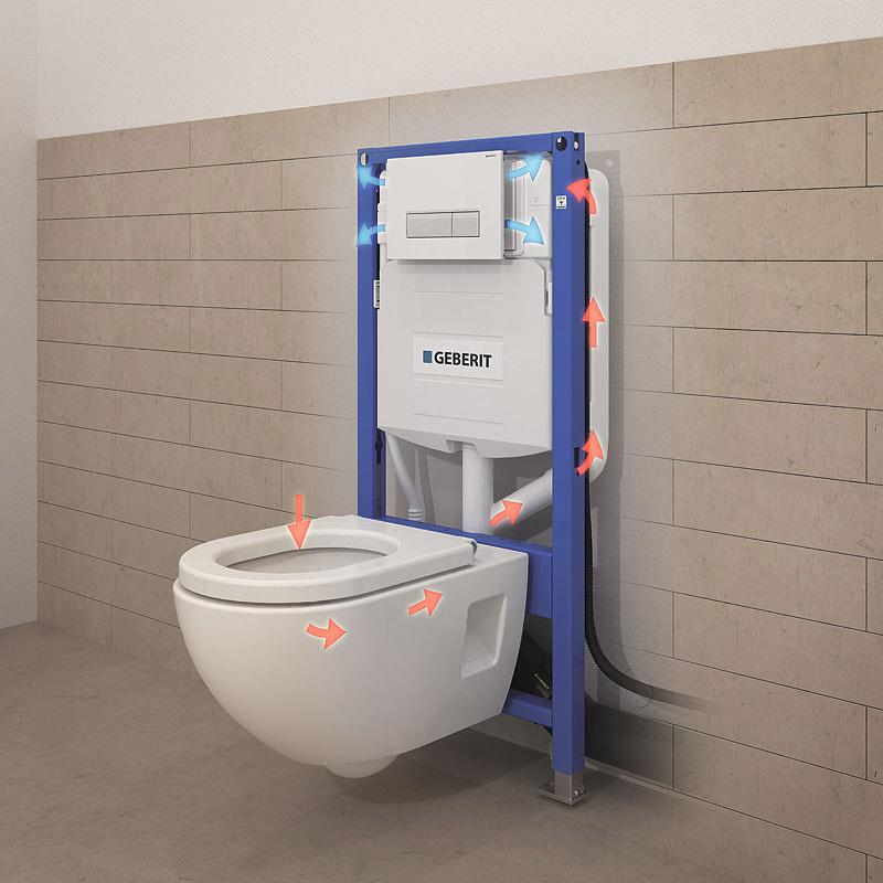 Установка инсталляции cersanit в туалете
